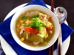 chicken sweet corn soup 2