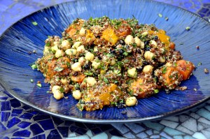 Orange, red and green Salad. served 1