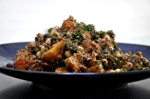 Orange, red and green Salad. served 2