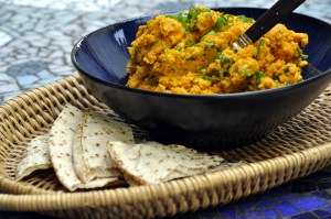 Roasted Carrot Pate served