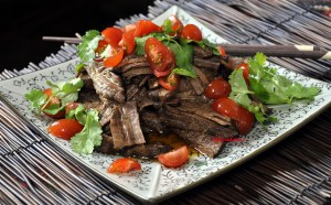 Red Braised Brisket served