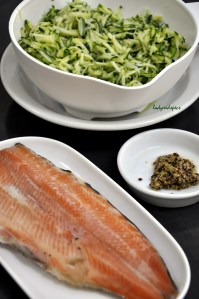 Smoked Trout and  Zucchini Filling