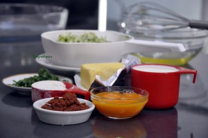 Smoked Trout Roulade ingreds