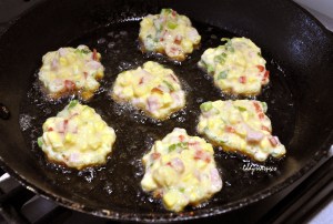 corn fritters cooking copy