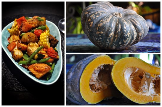 Pumpkin for Cajun Roast Vegetable Salad