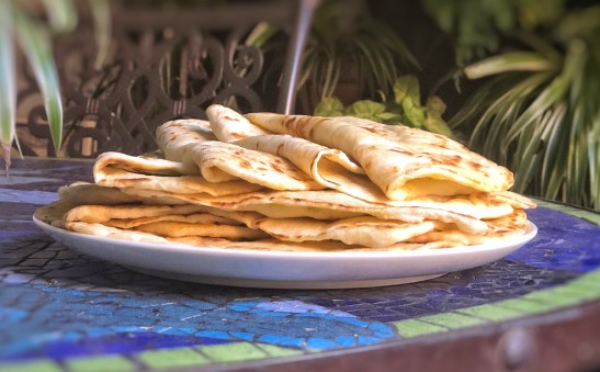 delicious flaky sourdough flatbreads