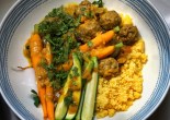 Lamb Kofta and Carrot Tagine